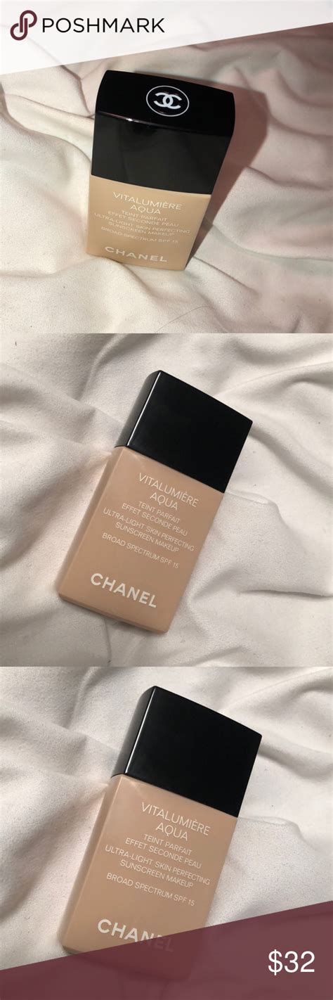 chanel vitalumiere aqua ultra light foundation|chanel vitalumiere liquid foundation.